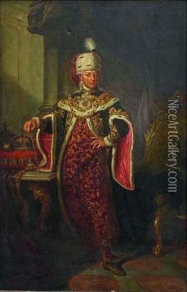 Francois Ii De Habsbourglorraine, Empereur Germanique, Empereur D'autriche Sous Le Nom De Francois 1er Oil Painting - Bruno Zach