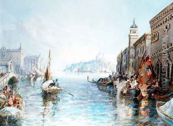 Venice Oil Painting - Frank Wasley