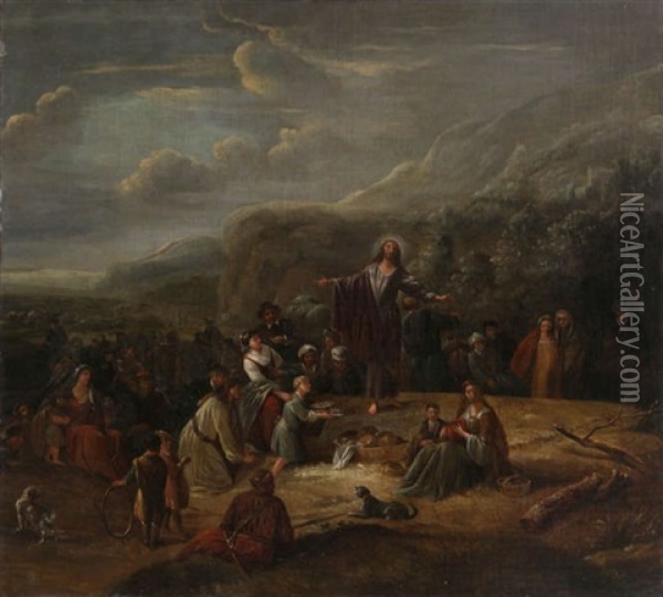 Le Sermon Sur La Montagne Oil Painting - Jan Victors