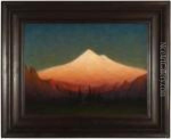 Sunset Glow Oil Painting - James Everett Stuart