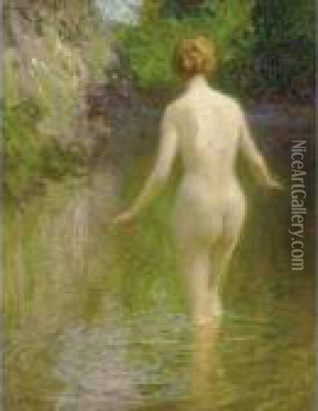 Nude Oil Painting - Edward Henry Potthast
