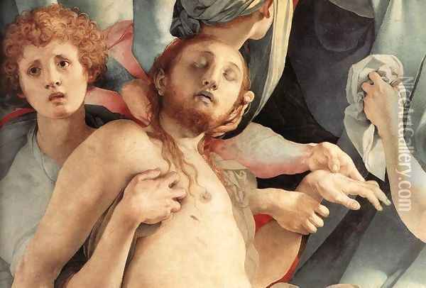 Deposition (detail) 2 Oil Painting - (Jacopo Carucci) Pontormo