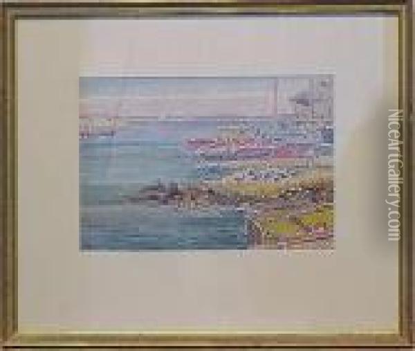 Atlantic City, New Jersey Oil Painting - Reynolds Beal