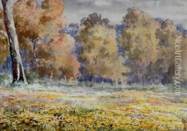Autumn Scene Oil Painting - Marian Ellis Rowan
