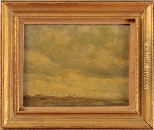 Skyline Oil Painting - Henry Ward Ranger