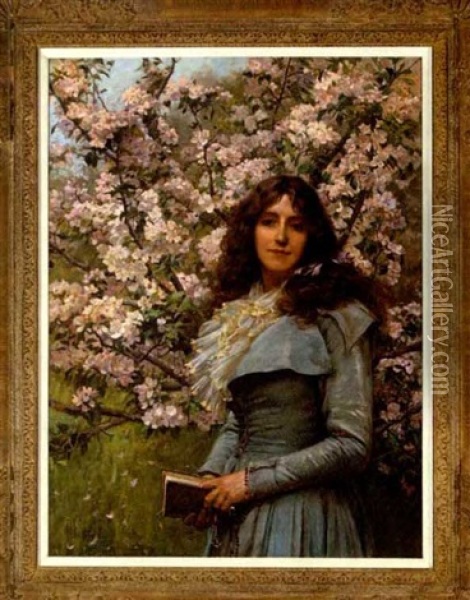 Springtime Blossoms Oil Painting - Robert Payton Reid