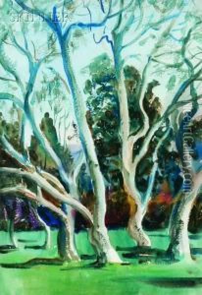 Trees Oil Painting - Vladimir Pavlosky
