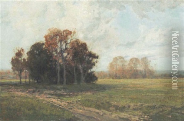 Ohio Landscape Oil Painting - Bruce Crane