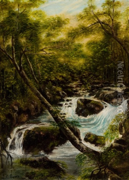 Forest River Oil Painting - William Joseph J. C. Bond