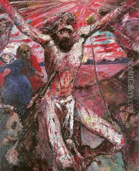 The Red Christ, 1922 Oil Painting - Lovis (Franz Heinrich Louis) Corinth