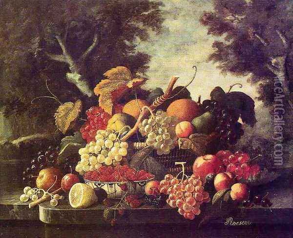 The Abundance of Fruit Oil Painting - Severin Roesen