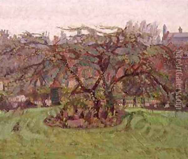 Clarence Gardens NW1 Oil Painting - Harold Gilman