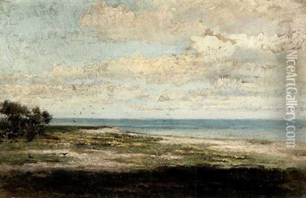 Greenport, Li Oil Painting - Robert Ward Van Boskerck