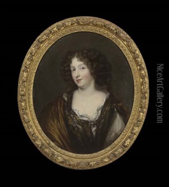 Portrait Of Louise De Kerouaille, Duchess Of Portsmouth Oil Painting - Pierre Mignard the Elder