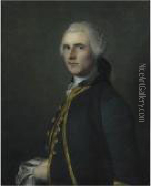 Portrait Of A Gentleman Oil Painting - Sir Joshua Reynolds