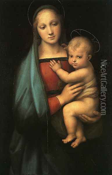 Madonna & Child (Madonna del Granduca) 1505 Oil Painting - Raphael