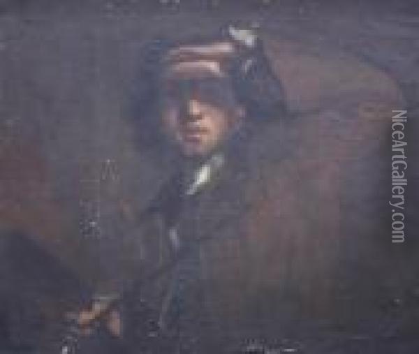 Self Portrait Oil Painting - Sir Joshua Reynolds