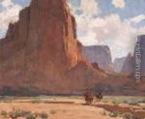 Canyon De Chelly Oil Painting - Edgar Alwin Payne