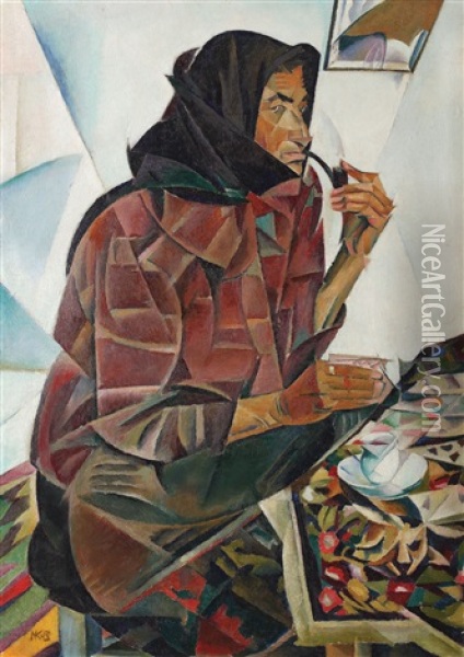 The Fortune Teller Oil Painting - Nadia Bulighin Grossman