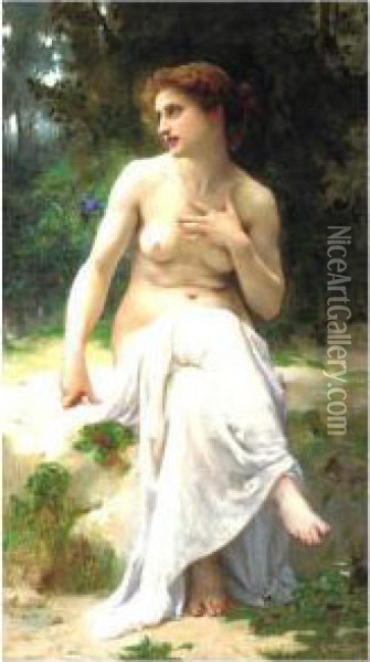 Nymphe Oil Painting - Guillaume Seignac