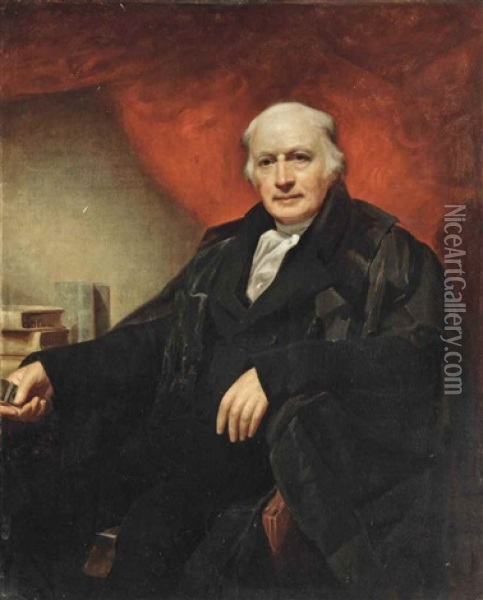 Portrait Of Professor John Hunter (1745-1837) Oil Painting - Sir Henry Raeburn