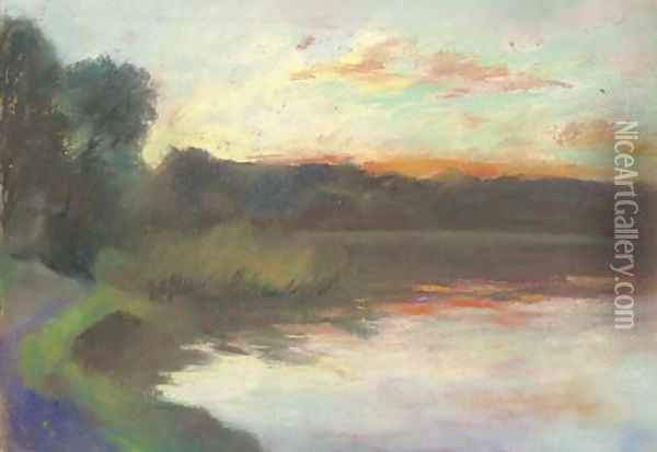 Landscape 2 Oil Painting - Lesser Ury