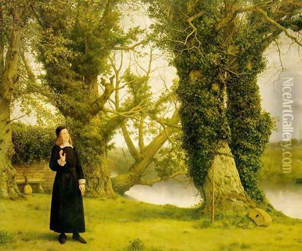 Amongst the Trees Oil Painting - William Dyce
