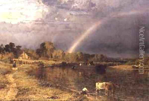 The Rainbow Oil Painting - Henry Thomas Dawson