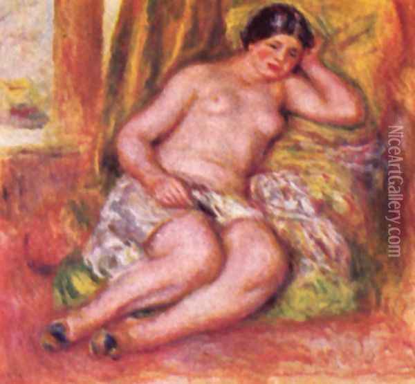 Sleeping odaliske Oil Painting - Pierre Auguste Renoir