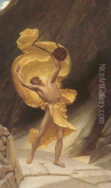 Orpheus returning from the Shades Oil Painting - Sir William Blake Richmond