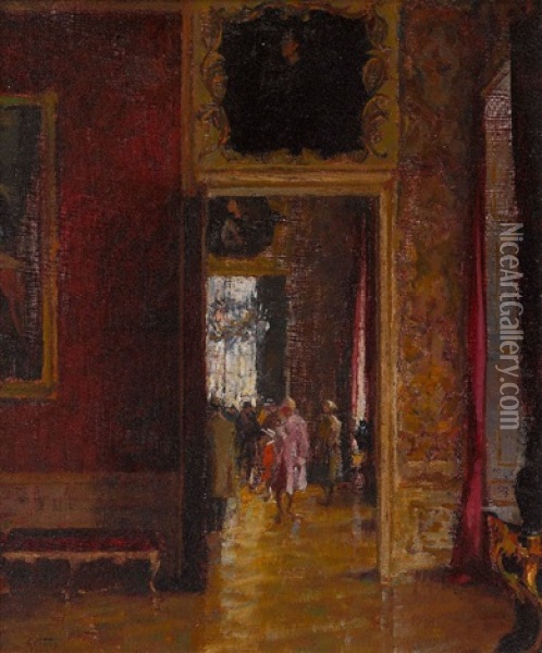 Aus Der Munchner Residenz Oil Painting - Charles Vetter