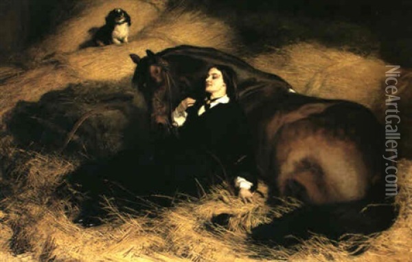 The Shrew Tamed (the Pretty Horsebreaker) Oil Painting - Sir Edwin Henry Landseer