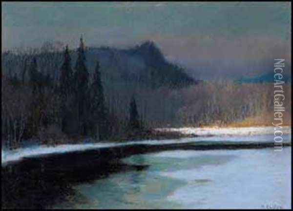 Late Spring, Cache River Oil Painting - Maurice Galbraith Cullen
