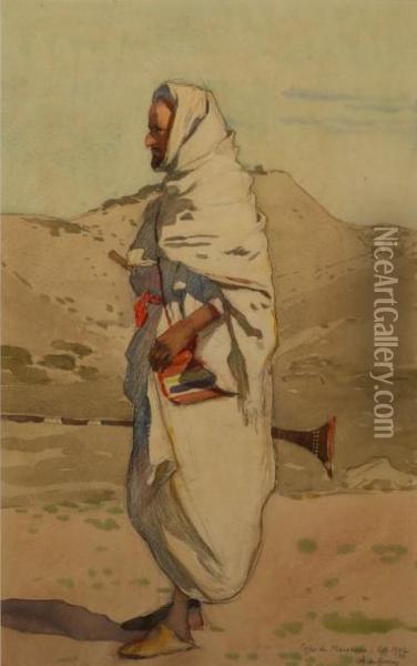 type De Marocain Oil Painting - Alexis Louis De Broca