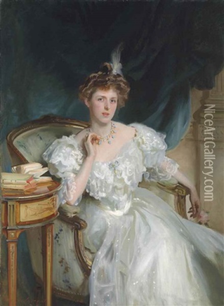 Mrs. William George Raphael Oil Painting - John Singer Sargent