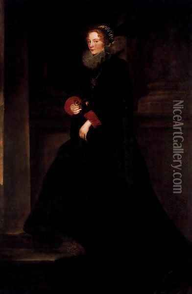 Marchesa Geronima Spinola Oil Painting - Sir Anthony Van Dyck