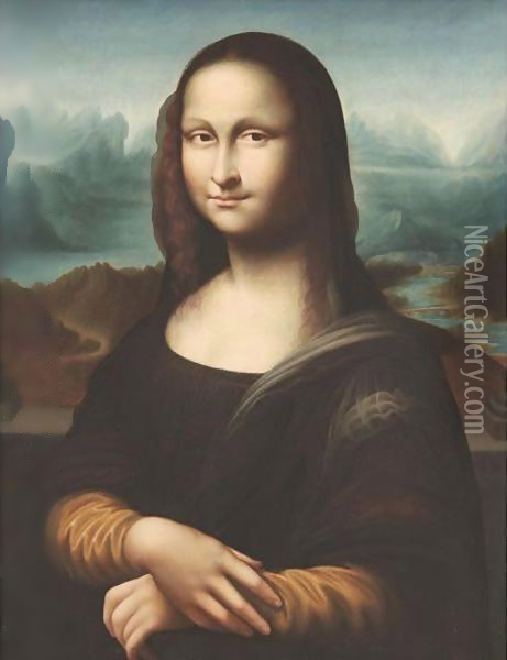 Portrait Of Mona Lisa (After Leonardo Da Vinci) Oil Painting - Italian School