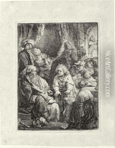 Joseph Telling His Dreams Oil Painting - Rembrandt Van Rijn