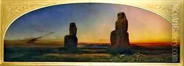 The Colossi of Egypt Oil Painting - Frank Dillon