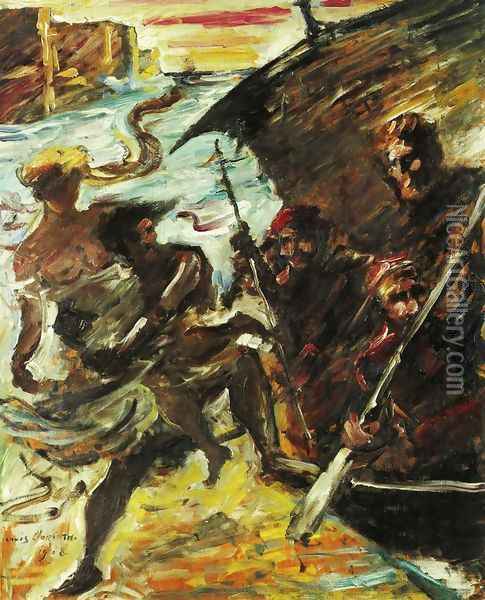 The Abduction Oil Painting - Lovis (Franz Heinrich Louis) Corinth