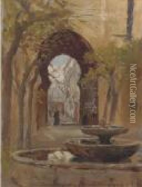 Moroccan Arch Oil Painting - Stanhope Alexander Forbes