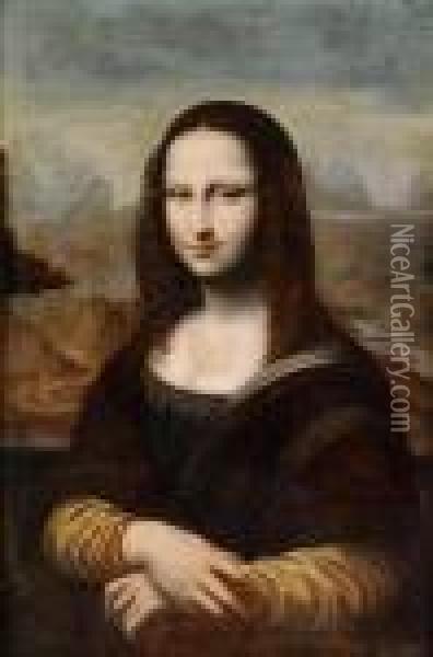 La Gioconda Oil Painting - Leonardo Da Vinci