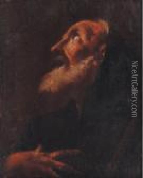 Visage D'un Prophete Oil Painting - Giovanni Battista Piazzetta