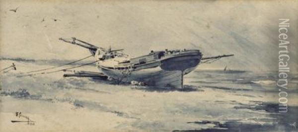 Marinha Oil Painting - Enrique Casanova