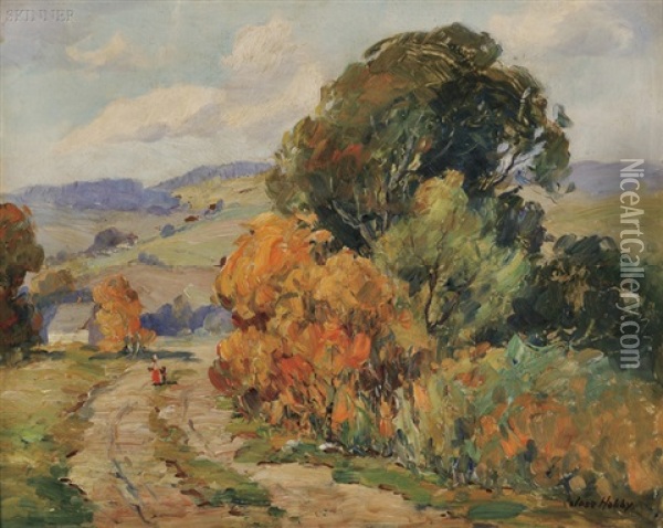 Early Autumn Oil Painting - Jess Hobby