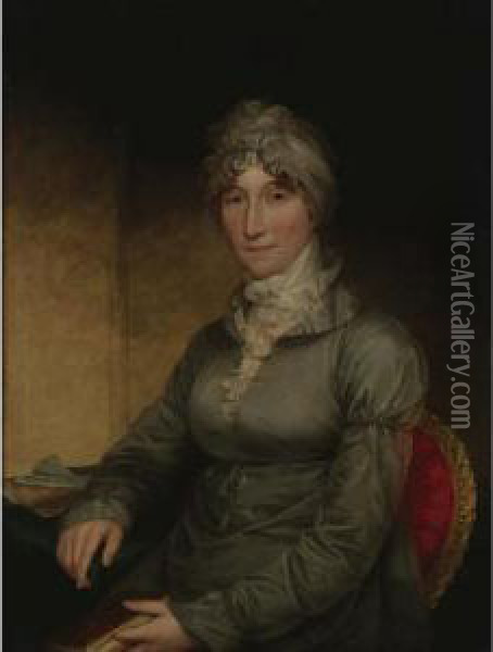 Portrait Of Susan Benson Milledoler Oil Painting - Rembrandt Peale