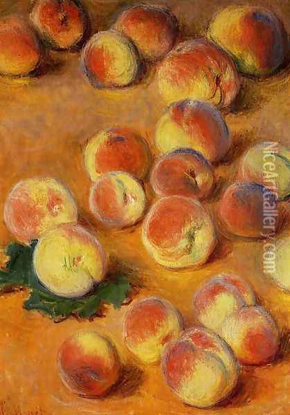 Peaches Oil Painting - Claude Oscar Monet