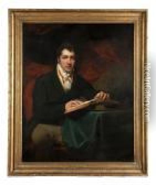 Three-quarter Length Portrait Of Robert Cathcart Of Drum Oil Painting - Sir Henry Raeburn