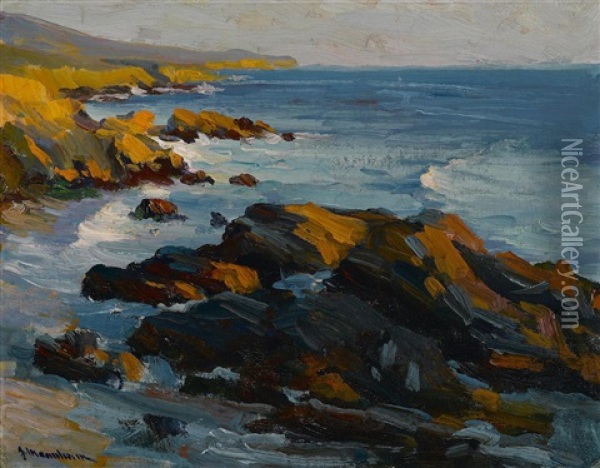 South Laguna View Oil Painting - Jean Mannheim