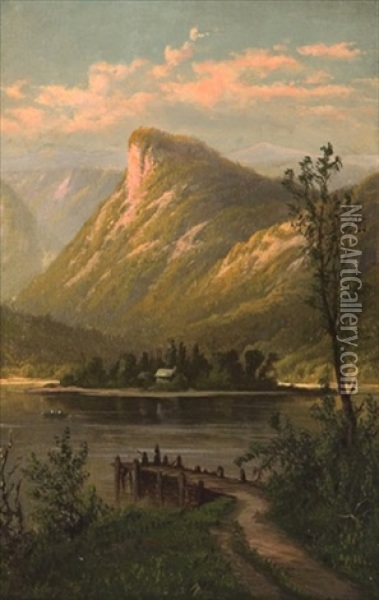 Adirondacks - Mt. Macomb Oil Painting - Charles Day Hunt